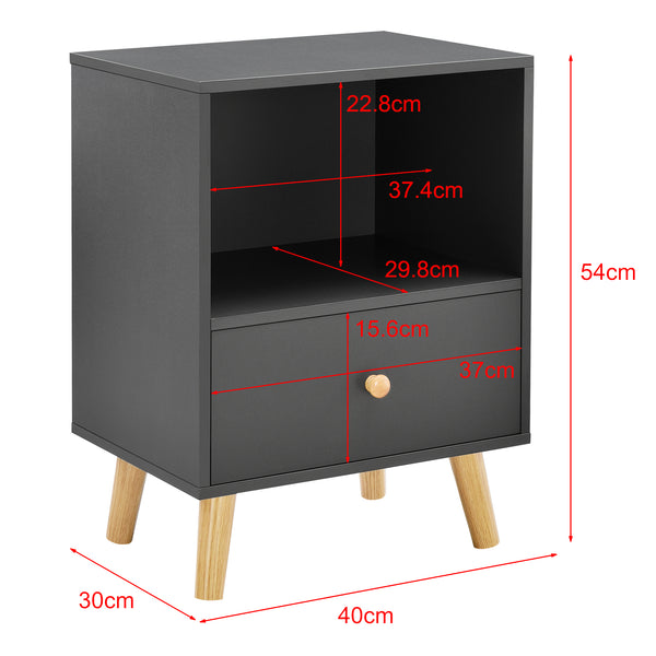 Sidebord Sundsvall 40x30x54 cm [en.casa].