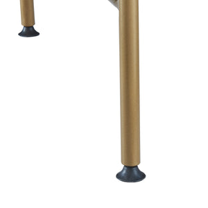 Mesa auxiliar Suonenjoki metal/aglomerado 59 x Ø 47cm varios colores [en.casa]