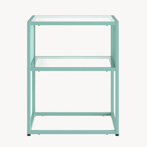Tronevn sidebord med glasplade [en.casa]