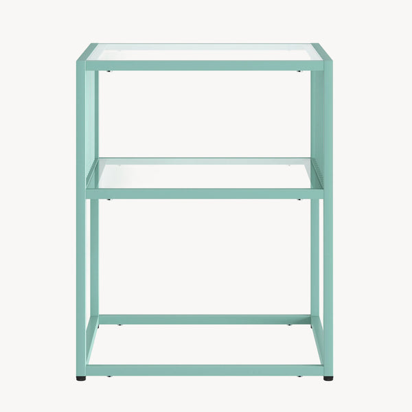 Tronevn sidebord med glasplade [en.casa]