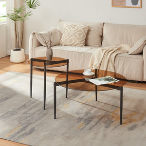 Sidebord Ulökantaa Ø50x50 cm [en.casa]