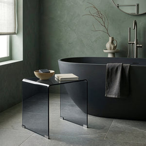 Sidebord Varlofrek Glas 50x50x50 cm [en.casa]