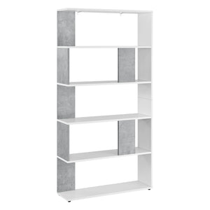 Bogreol Aneby 159x80x24cm med 5 hylder i forskellige farver farver [en.casa]