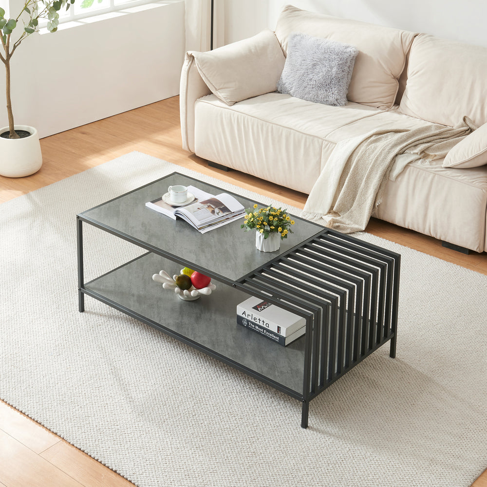 Sofabord Pärghos 120x60x45 cm [en.casa]