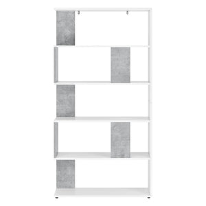 Bogreol Aneby 159x80x24cm med 5 hylder i forskellige farver farver [en.casa]