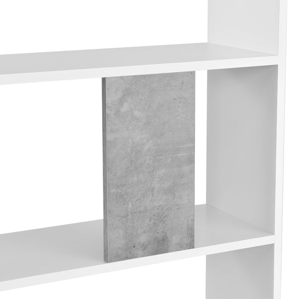 Bogreol Aneby 159x80x24cm med 5 hylder i forskellige farver farver [en.casa]