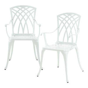 Bistrosæt Vena 3-delt i støbt aluminium [casa.pro].