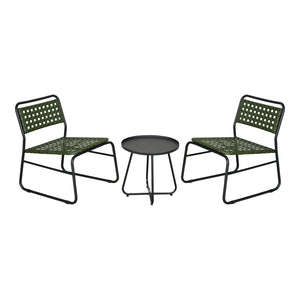 Bistrosæt Brienza 3-delt polyrattan [casa.pro].