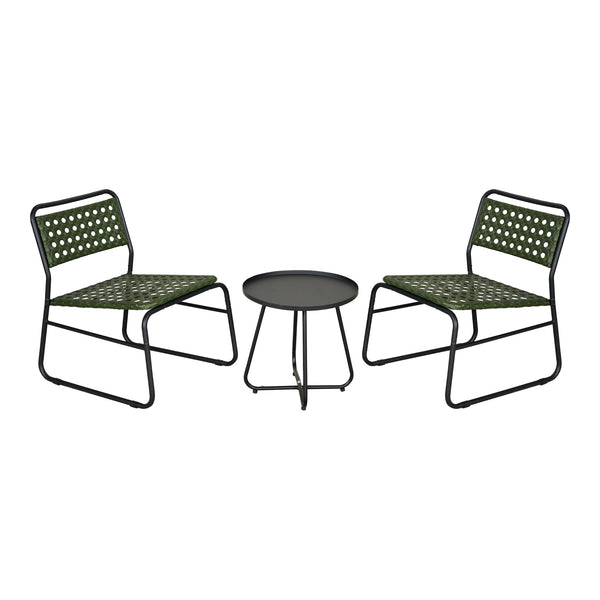 Bistrosæt Brienza 3-delt polyrattan [casa.pro].