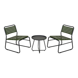 Bistrosæt Brienza 3-delt polyrattan [casa.pro].