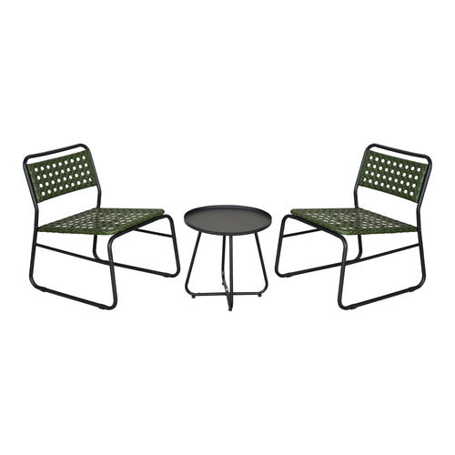 Bistrosæt Brienza 3-delt polyrattan [casa.pro].