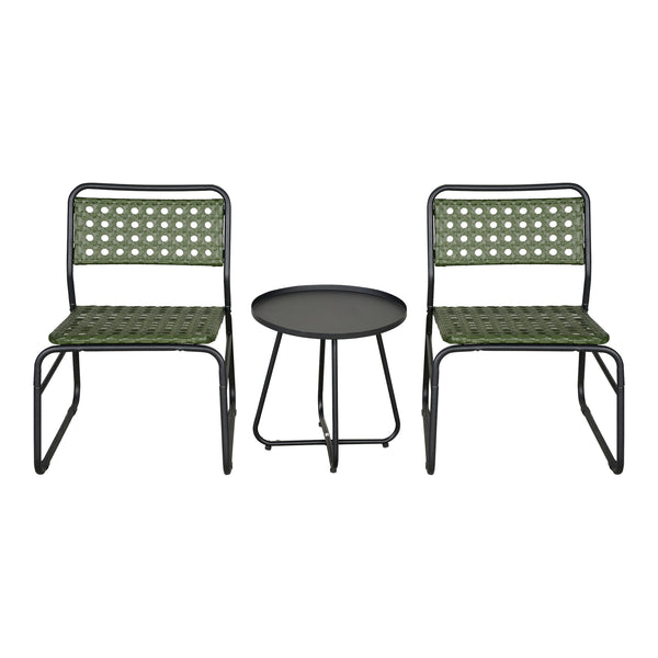 Bistrosæt Brienza 3-delt polyrattan [casa.pro].