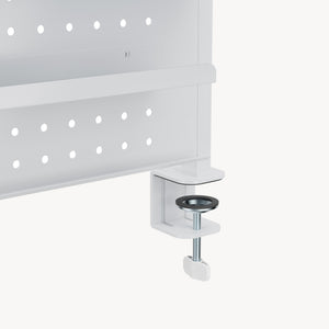 Clamp-on desk organiser Sauda 114x68 cm stål [en.casa]