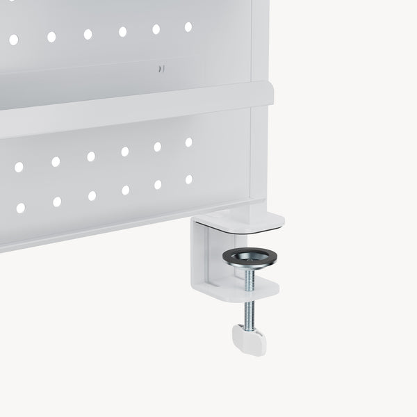 Clamp-on desk organiser Sauda 114x68 cm stål [en.casa]