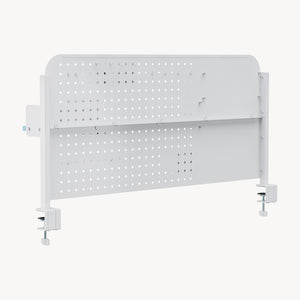 Clamp-on desk organiser Sauda 114x68 cm stål [en.casa]