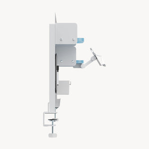 Clamp-on desk organiser Sauda 114x68 cm stål [en.casa]
