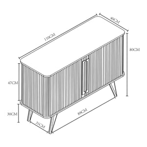 Kommode Tysvær [en.casa]