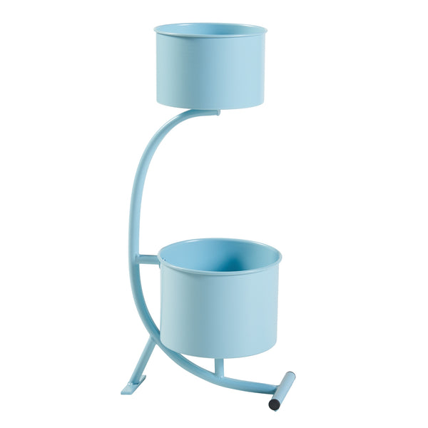 Blomsterstativ Almelo 63x29x21cm metal [en.casa].