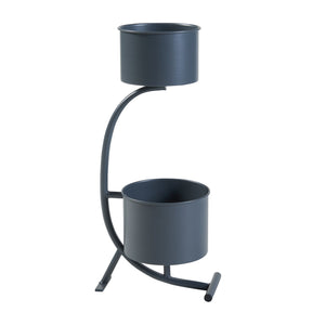 Blomsterstativ Almelo 63x29x21cm metal [en.casa].