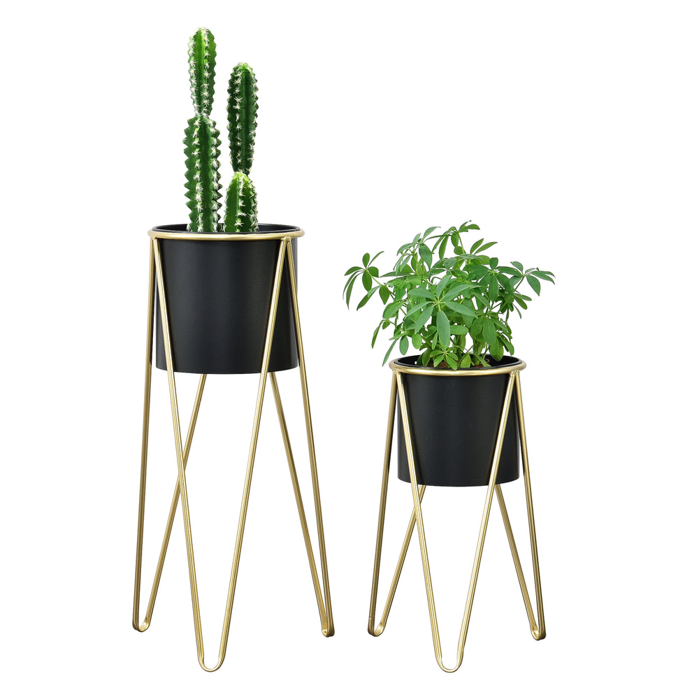 Blomsterstander Hedera 2 - dele med plantekrukke i forskellige farver en.casa - premiumXL