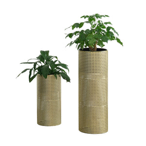 Blomsterstander Lüttich 2 stk. Sort/Guldfarvet en.casa - premiumXL