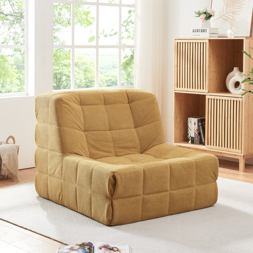 Koskyvn gulvlænestol 75x90x100 cm tekstil [en.casa]