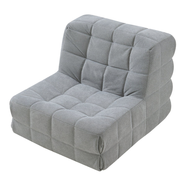Koskyvn gulvlænestol 75x90x100 cm tekstil [en.casa]
