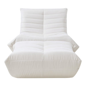 Gulvlænestol med fodskammel Kodsø 75x90x100 cm [en.casa]