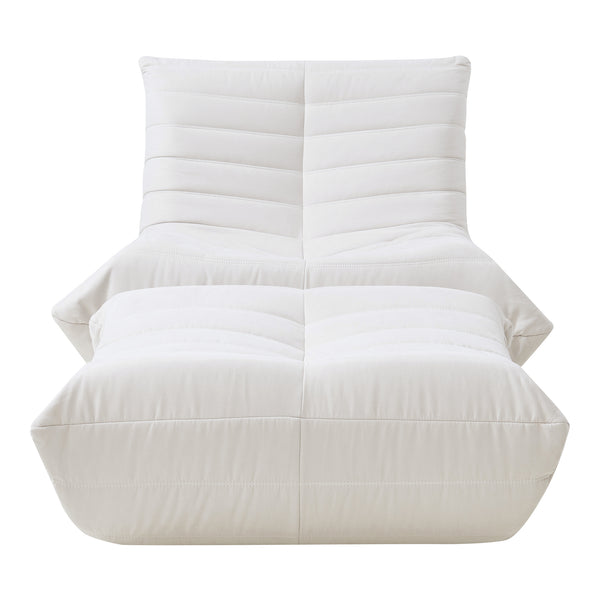 Gulvlænestol med fodskammel Kodsø 75x90x100 cm [en.casa]