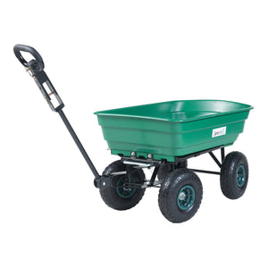 Bollerwagen Corfinio 111x51 cm maks. 250 kg Grøn/Sort [pro.tec]