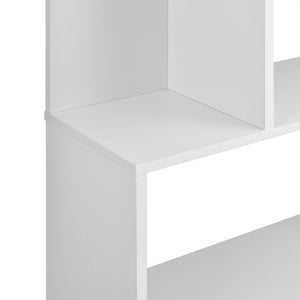 [en.casa]® Boghylde Oxford-192x80x24cm-spånplade meleminbelagt-maks. belastning per hylde: 8 kg-i forskellige farver