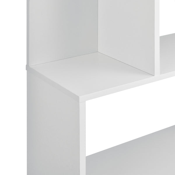 [en.casa]® Boghylde Oxford-192x80x24cm-spånplade meleminbelagt-maks. belastning per hylde: 8 kg-i forskellige farver