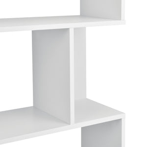 [en.casa]® Boghylde Oxford-192x80x24cm-spånplade meleminbelagt-maks. belastning per hylde: 8 kg-i forskellige farver