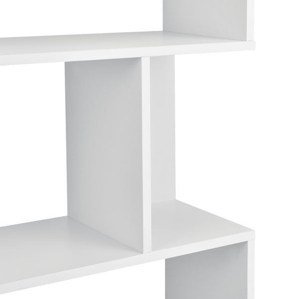 [en.casa]® Boghylde Oxford-192x80x24cm-spånplade meleminbelagt-maks. belastning per hylde: 8 kg-i forskellige farver