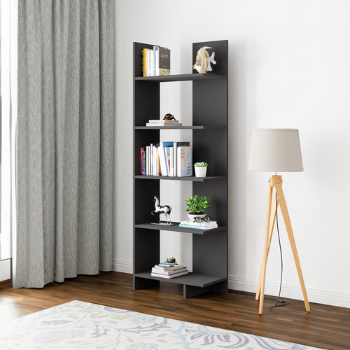 Vireftere bogreol 176x62x29 cm [en.casa]
