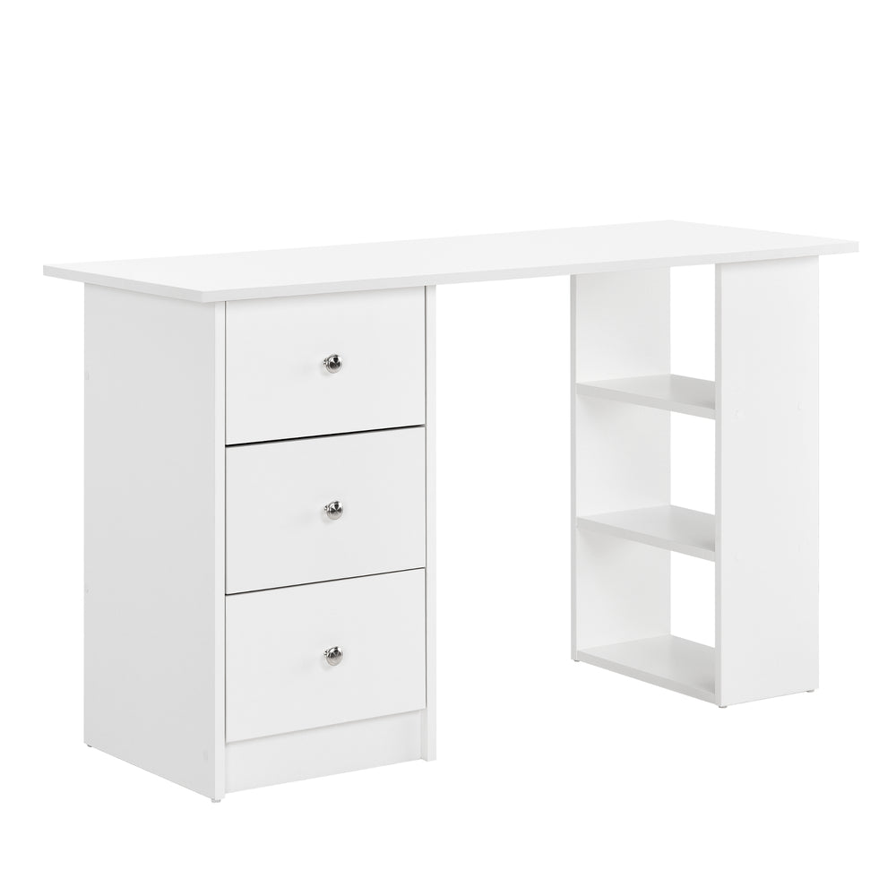Skrivebord Lemberg 120x50x72 cm Hvid [en.casa] - premiumXL