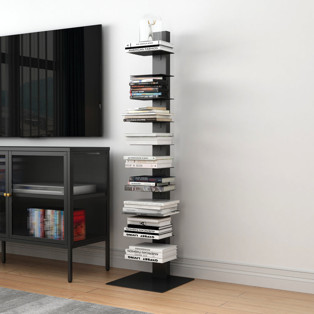 Stående hylde Eksjö 150x39x39 cm [en.casa].