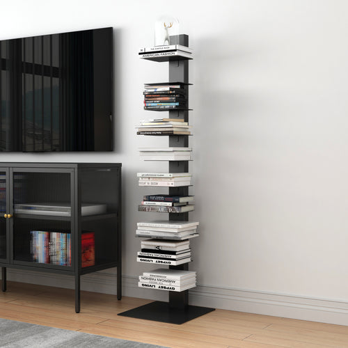 Stående hylde Eksjö 150x39x39 cm [en.casa].