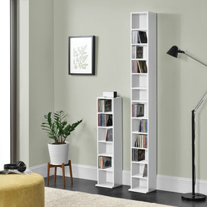 CD-hylde Tynset 175x20x20 cm med 12 rum [en.casa]