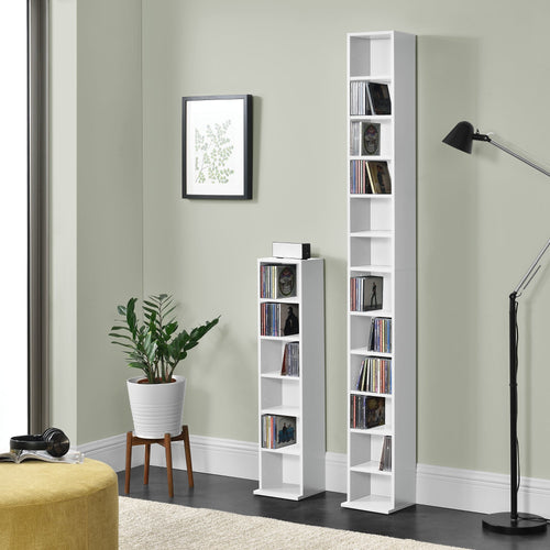 CD-hylde Tynset 175x20x20 cm med 12 rum [en.casa]