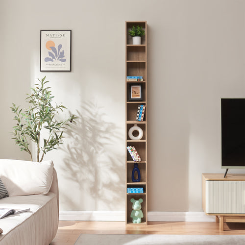 CD-hylde Tynset 187x20x17 cm med 10 rum [en.casa]