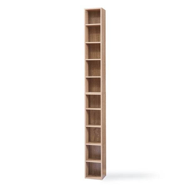 CD-hylde Tynset 187x20x17 cm med 10 rum [en.casa]