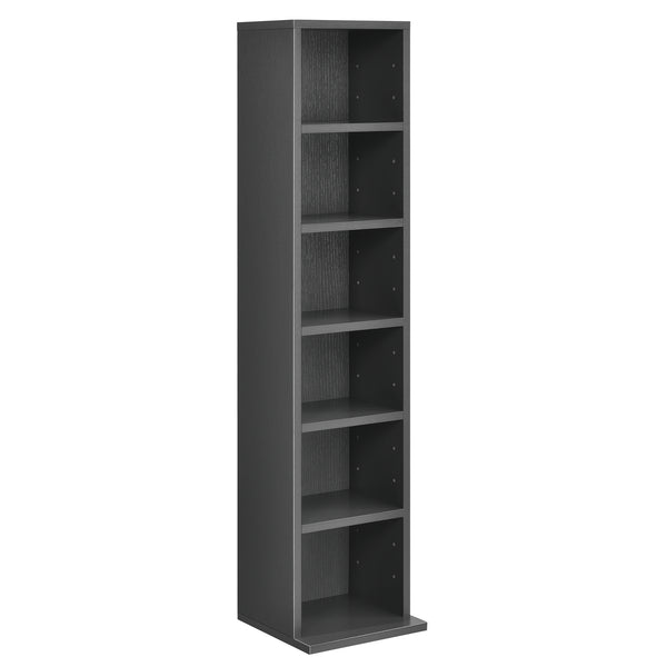 CD-hylde Tynset 90x20x20 cm med 6 rum [en.casa]