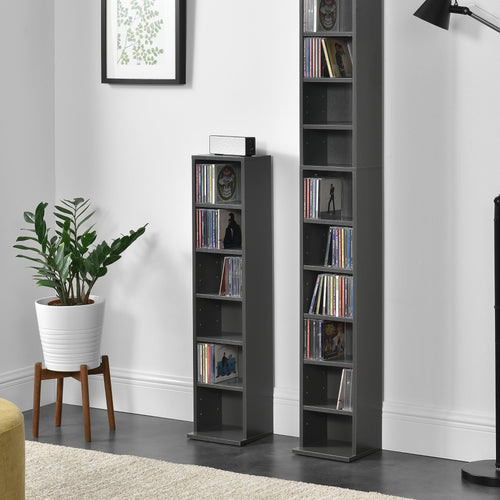 CD-hylde Tynset 90x20x20 cm med 6 rum [en.casa]