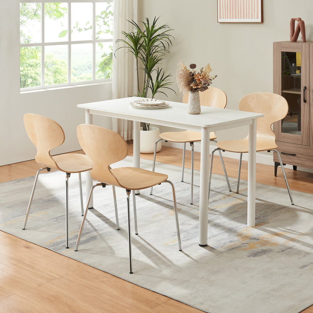 Conjunto de 4 sillas de comedor Kil 80x47x48cm [en.casa]