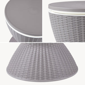 Kølebord Atessa 58x49 cm Rattanlook [casa.pro]