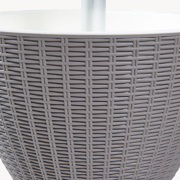 Kølebord Atessa 58x49 cm Rattanlook [casa.pro]