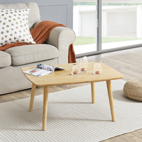 Nurmijärvi sofabord i bambus 40x80x60 cm [en.casa].