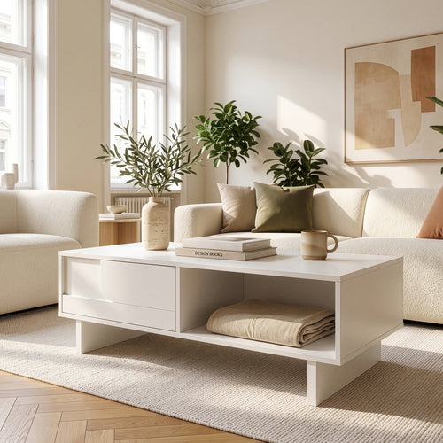 Sofabord Katanshumn med opbevaringsplads 110x55x39 cm [en.casa]