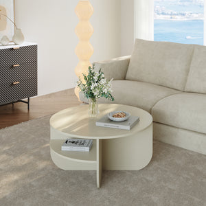 Sofabord Reykhon Ø80x41 cm [en.casa]